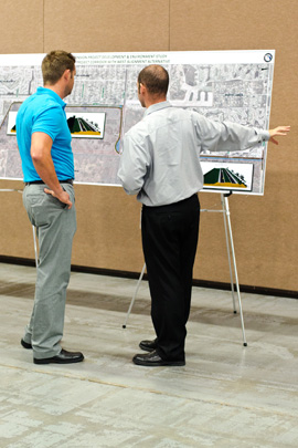 brandon and steve at the March 2012 public hearing